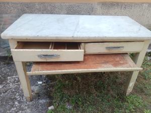 Kitchen table with worktops